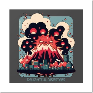 Delightful Disaster - Volcano Posters and Art